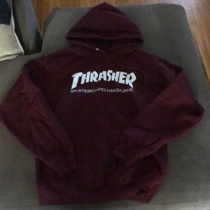 Burgundy Thrasher Sweater